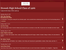 Tablet Screenshot of etowahhighschoolclassof66.blogspot.com