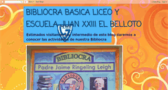 Desktop Screenshot of bibliocraliceojuanxxiiielbelloto.blogspot.com