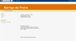 Desktop Screenshot of barrigadefreira.blogspot.com