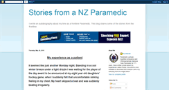 Desktop Screenshot of paramedicstory.blogspot.com