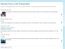 Tablet Screenshot of paramedicstory.blogspot.com