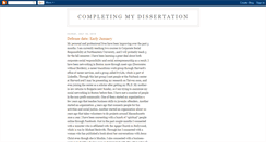 Desktop Screenshot of marriahstardissertation.blogspot.com