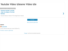 Tablet Screenshot of izlesene-youtube7.blogspot.com