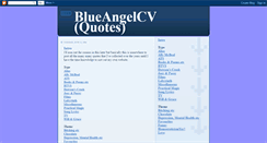 Desktop Screenshot of blueangelcvquotes.blogspot.com