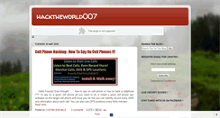 Desktop Screenshot of hacktheworld007.blogspot.com