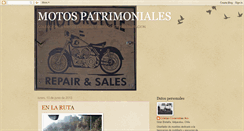 Desktop Screenshot of motospatrimoniales.blogspot.com