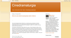 Desktop Screenshot of cinedramaturgia.blogspot.com