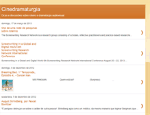 Tablet Screenshot of cinedramaturgia.blogspot.com
