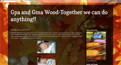 Desktop Screenshot of gpaandgmawood.blogspot.com