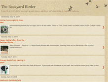 Tablet Screenshot of jjthebackyardbirder.blogspot.com