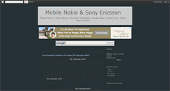 Desktop Screenshot of nokia-ericsson.blogspot.com