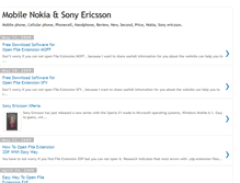 Tablet Screenshot of nokia-ericsson.blogspot.com