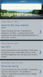 Mobile Screenshot of ledgehillfarm.blogspot.com