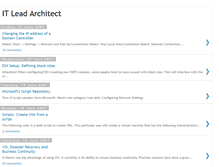 Tablet Screenshot of itleadarchitect.blogspot.com