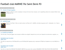 Tablet Screenshot of footballclubmarine.blogspot.com