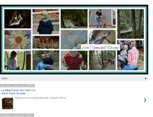 Tablet Screenshot of littlehomeschoolblessings.blogspot.com