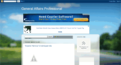 Desktop Screenshot of generalaffairsprofessional.blogspot.com
