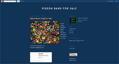 Desktop Screenshot of pigeon-band4sale.blogspot.com