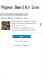 Mobile Screenshot of pigeon-band4sale.blogspot.com