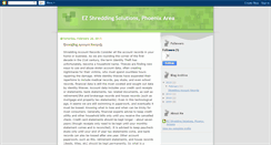 Desktop Screenshot of ezshreddingsolutions.blogspot.com