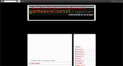 Desktop Screenshot of gamesonlinenet.blogspot.com