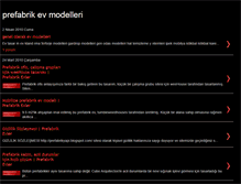 Tablet Screenshot of prefabrikmodelleri.blogspot.com