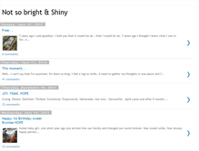 Tablet Screenshot of notsobrightandshiny.blogspot.com