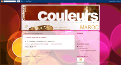 Desktop Screenshot of couleursmaroc.blogspot.com