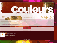 Tablet Screenshot of couleursmaroc.blogspot.com