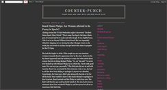 Desktop Screenshot of counterpuncher.blogspot.com