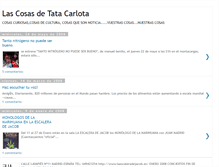 Tablet Screenshot of lascosasdetatacarlota.blogspot.com