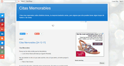 Desktop Screenshot of citas-memorables.blogspot.com