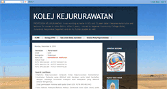 Desktop Screenshot of kolejkejururawatan.blogspot.com