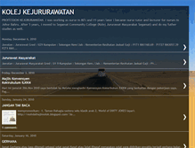 Tablet Screenshot of kolejkejururawatan.blogspot.com