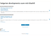 Tablet Screenshot of nickblashilldevelopmentscam.blogspot.com