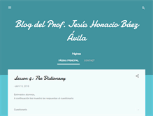 Tablet Screenshot of elthoraciobaez.blogspot.com