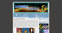 Desktop Screenshot of lamusicaxsiempre.blogspot.com