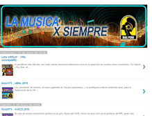 Tablet Screenshot of lamusicaxsiempre.blogspot.com