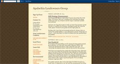 Desktop Screenshot of apalachinlandowners.blogspot.com