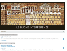 Tablet Screenshot of lebuoneinterferenze.blogspot.com