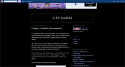 Desktop Screenshot of cirogarcia.blogspot.com