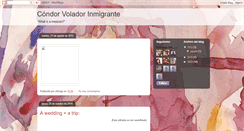 Desktop Screenshot of condorvoladorinmigrante.blogspot.com