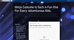 Desktop Screenshot of ninjacostumesforkids.blogspot.com