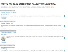 Tablet Screenshot of beritabohong.blogspot.com