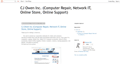 Desktop Screenshot of cjoweninc.blogspot.com