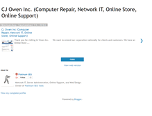 Tablet Screenshot of cjoweninc.blogspot.com