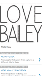 Mobile Screenshot of lovebailey.blogspot.com