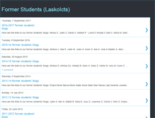 Tablet Screenshot of formerstudentsicts.blogspot.com