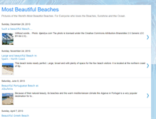 Tablet Screenshot of most-beautiful-beaches.blogspot.com