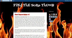 Desktop Screenshot of find-the-sore-thumb.blogspot.com
